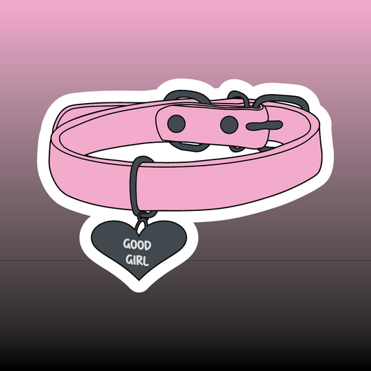 Good Girl Collar Sticker